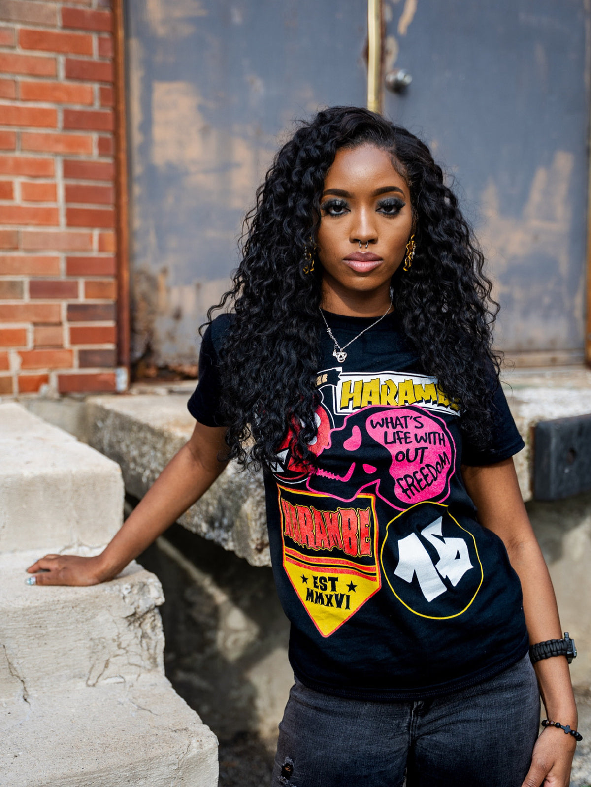 “What’s life without freedom” -black